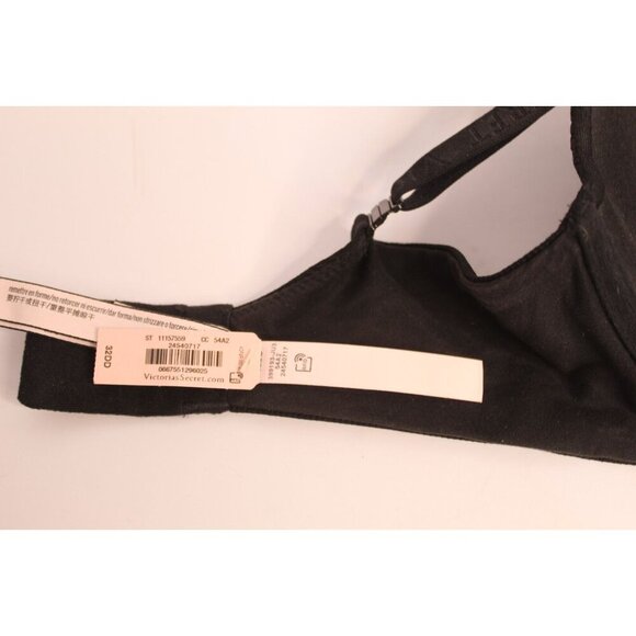 Victoria's Secret Bra Body By Victoria Black 32DD Lace Padded Wired Push Up NWT - Picture 10 of 16